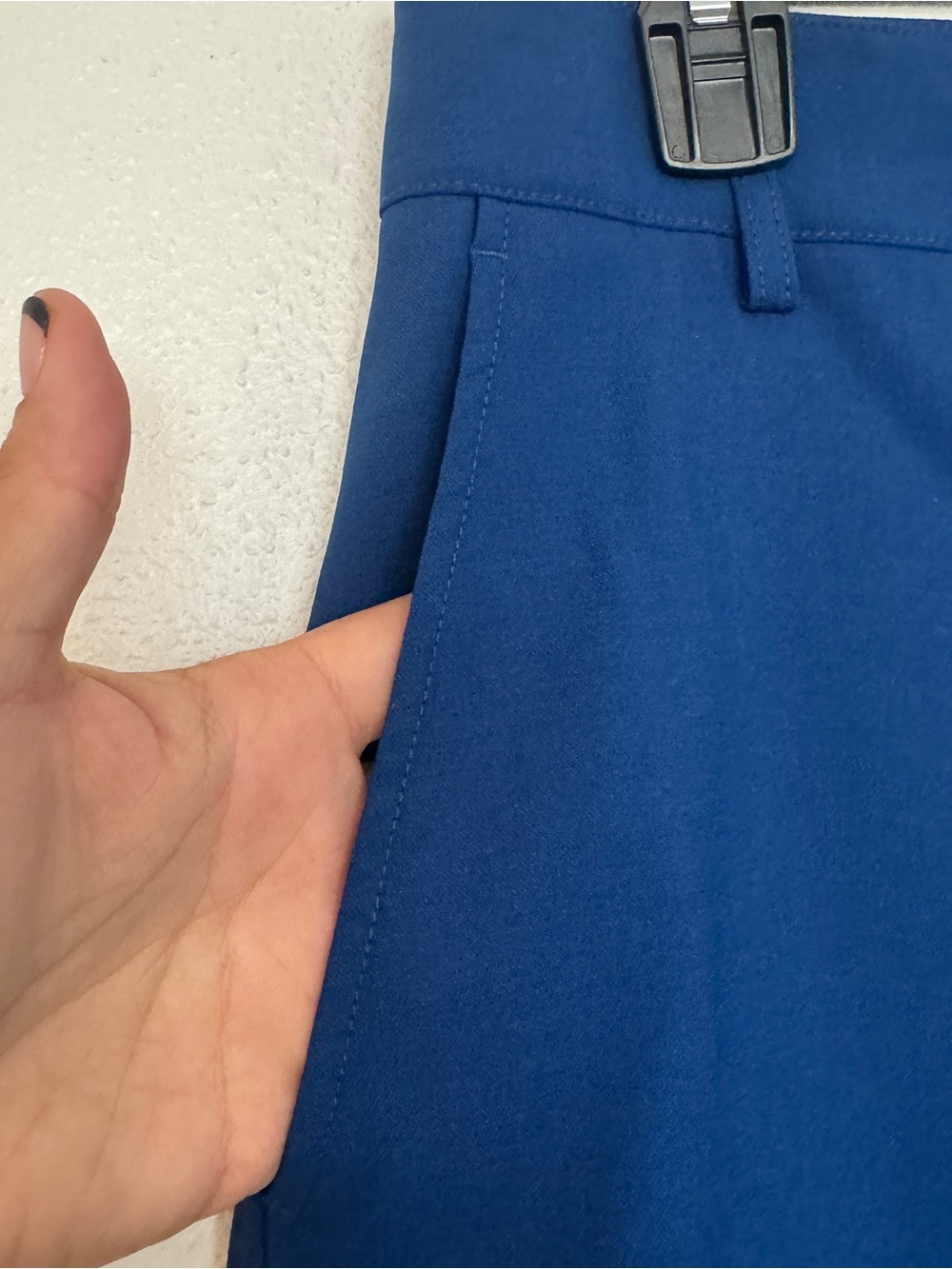 Vince‎ Wide Leg Cropped Pants Blue Wool Blend Culottes Women’s Size 10 - Picture 4 of 7